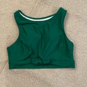 Bikini top. NWOT. Green. M/L